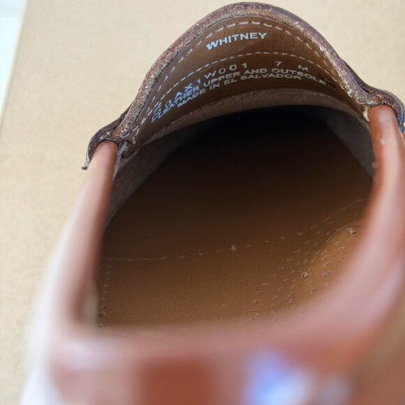 G.H. Bass Whitney Weejuns Penny Loafers in Cognac, Size 7 - Picture 9 of 10